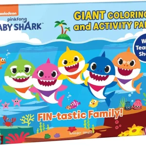 Baby shark colouring book for kids